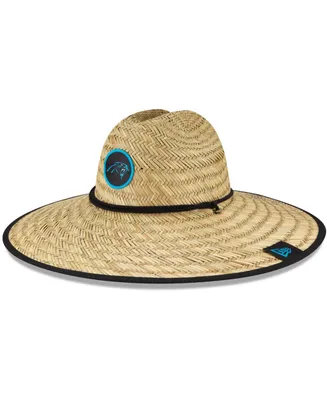 Men's Natural Carolina Panthers 2021 Nfl Training Camp Official Straw Lifeguard Hat