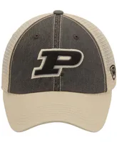 Men's Black and Tan Purdue Boilermakers Offroad Trucker Hat