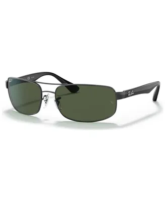 Ray-Ban Men's Polarized Sunglasses, RB3445 64