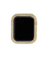 Anne Klein Women's Gold-Tone Alloy Metal Premium Crystal Protective Case for Apple Watch 40mm