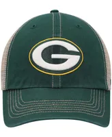 Men's Green, Natural Green Bay Packers Trawler Trucker Clean Up Snapback Hat