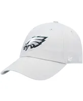 Men's Gray Philadelphia Eagles Clean Up Adjustable Hat