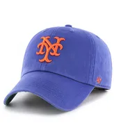 Men's Royal New York Mets Cooperstown Collection Franchise Logo Fitted Hat