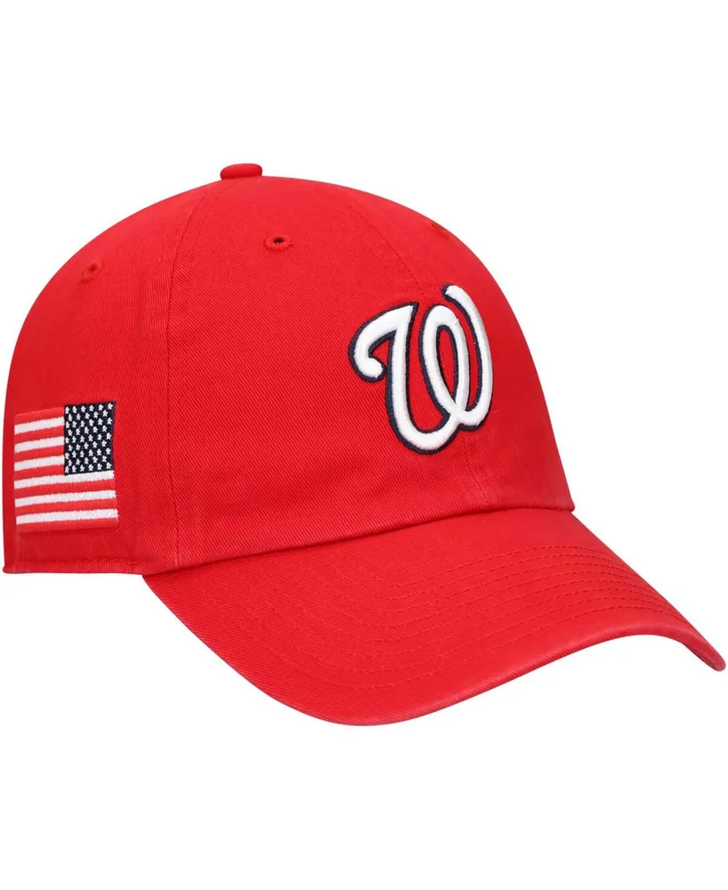 Men's Red Washington Nationals Heritage Clean Up Adjustable Hat