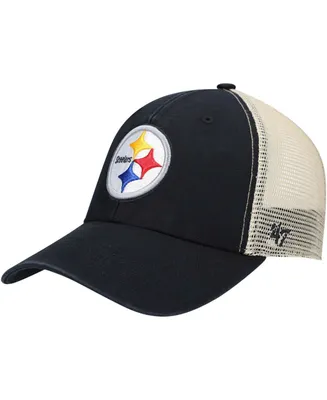 Men's Black Pittsburgh Steelers Flagship Mvp Snapback Hat
