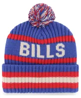 Men's Royal Buffalo Bills Bering Cuffed Knit Hat with Pom