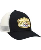 Men's Black Pittsburgh Steelers Shumay Mvp Snapback Hat