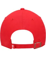 Boys Red Philadelphia Phillies Team Logo Clean Up Adjustable Hat