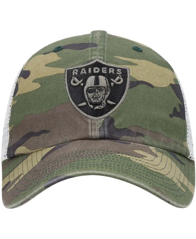 Men's '47 Camo Los Angeles Rams Branson Clean Up Trucker Hat