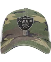 Men's Camo Las Vegas Raiders Branson Mvp Trucker Snapback Hat