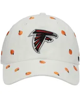 Women's White Atlanta Falcons Confetti Clean Up Adjustable Hat