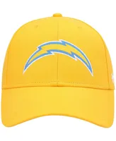 Boys Gold Los Angeles Chargers Basic Secondary Mvp Adjustable Hat