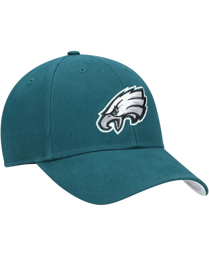 Boys Midnight Green Philadelphia Eagles Basic Mvp Adjustable Hat