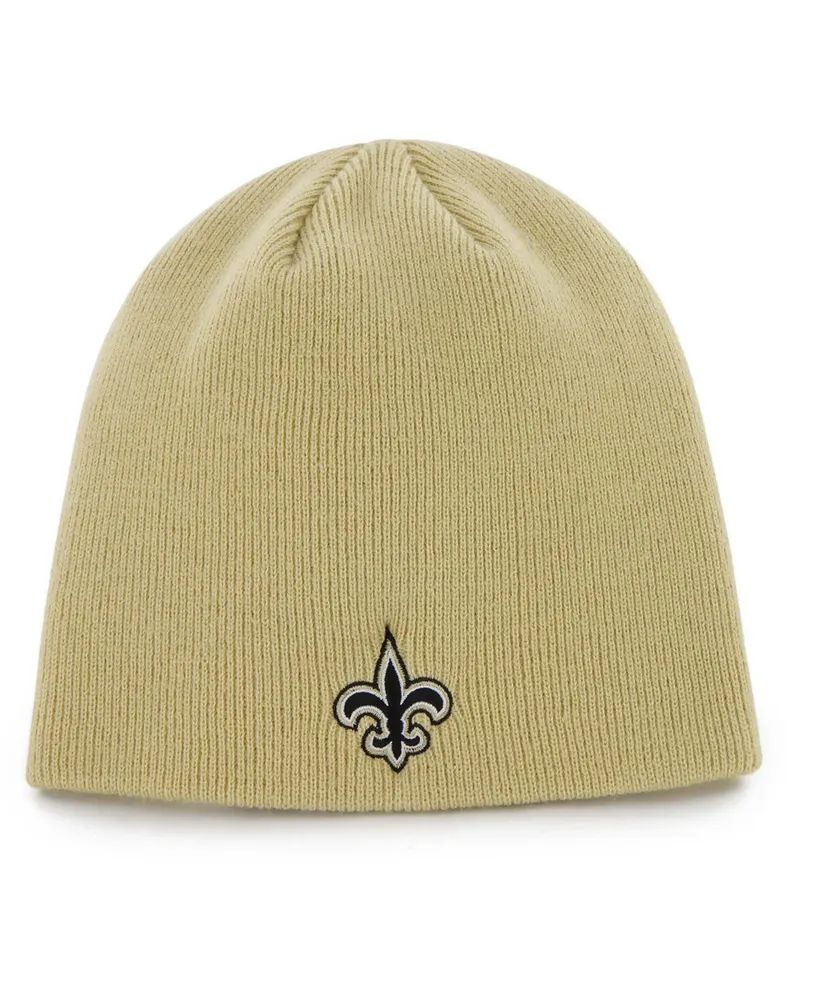 Men's Gold New Orleans Saints Secondary Logo Knit Beanie