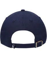 Boys Navy New York Yankees Team Logo Clean Up Adjustable Hat