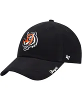 Women's Black Cincinnati Bengals Miata Clean Up Primary Adjustable Hat