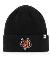 Boys Black Cincinnati Bengals Basic Cuffed Knit Hat