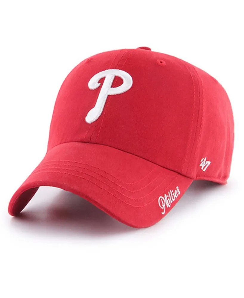 Women's Red Philadelphia Phillies Team Miata Clean Up Adjustable Hat