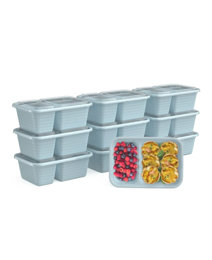 Bentgo Prep 2-Compartment Snack Container Set, 20 Pieces