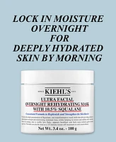 Kiehl's Since 1851 Ultra Facial Overnight Hydrating Mask With 10.5% Squalane, 3.4 oz.