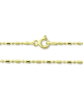 Giani Bernini Dot & Dash Link 18" Chain Necklace in 18k Gold-Plated Sterling Silver, Created for Macy's