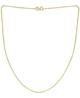 Giani Bernini Box Link 20" Chain Necklace in 18k Gold-Plated Sterling Silver, Created for Macy's