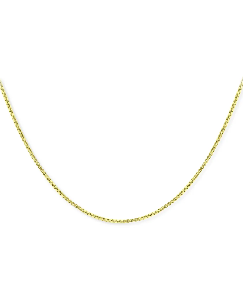 Giani Bernini Box Link 16" Chain Necklace in 18k Gold-Plated Sterling Silver, Created for Macy's
