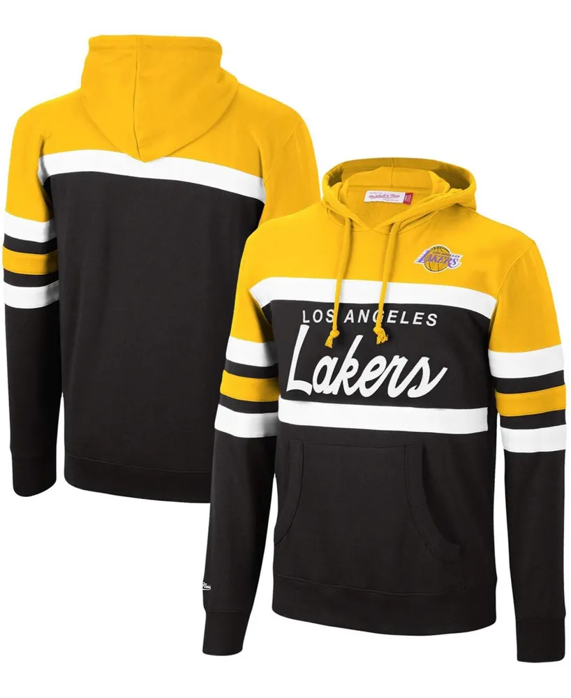 Mitchell & Ness Los Angeles Lakers Head Coach Hoodie Purple - Size M