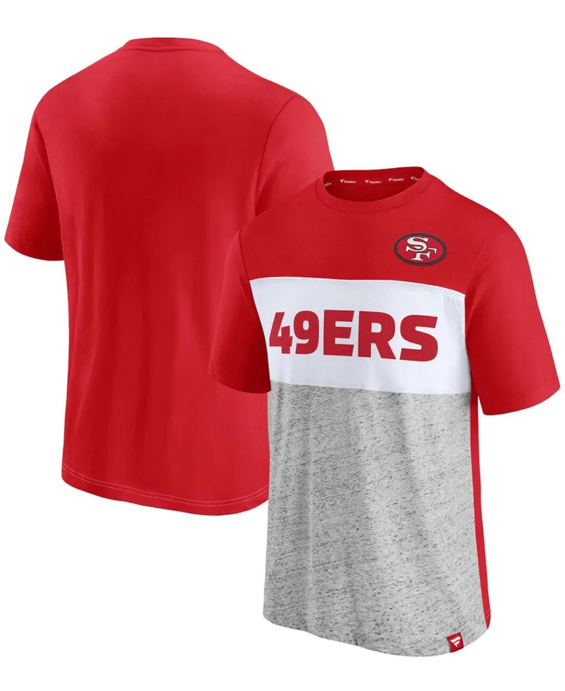 San Francisco 49ers Mitchell & Ness Jumbotron Historic Logo T-Shirt -  Scarlet