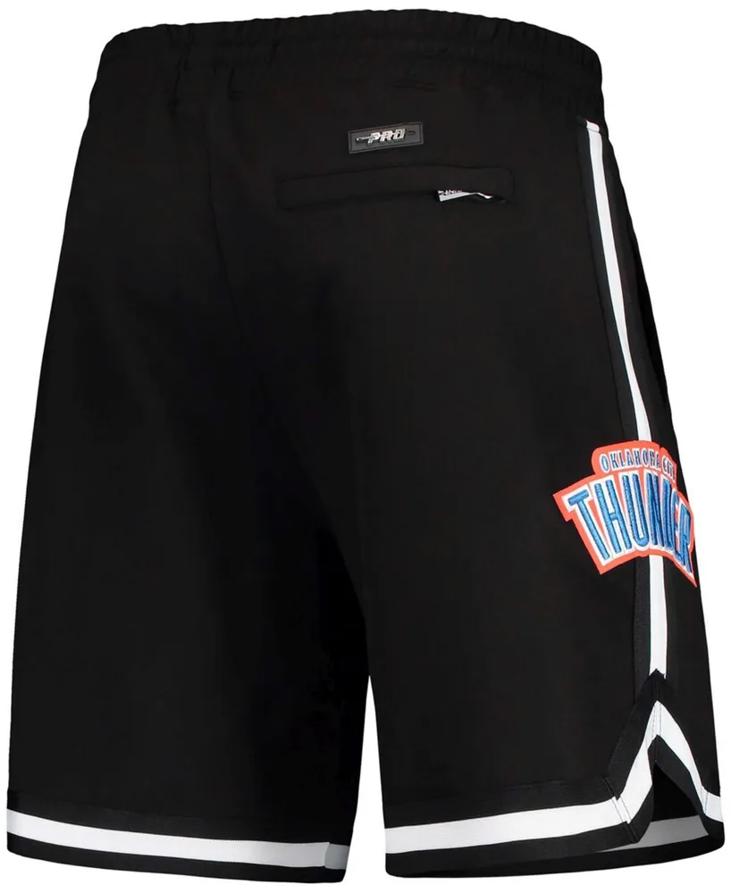 Men's Black Oklahoma City Thunder Chenille Shorts