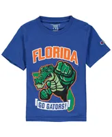 Big Boys Royal Florida Gators Strong Mascot T-shirt