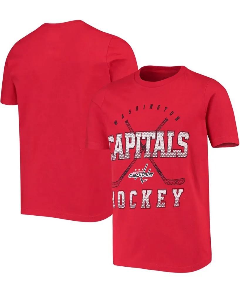 Big Boys and Girls Red Washington Capitals Digital T-shirt