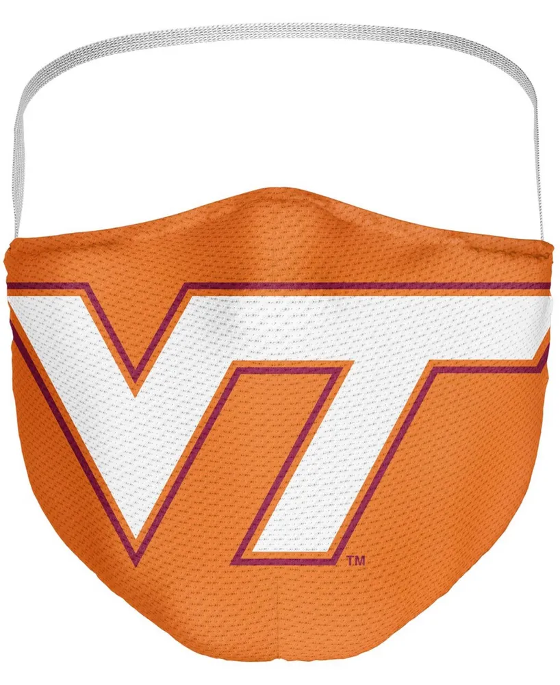Multi Adult Virginia Tech Hokies All Over Logo Face Covering 3-Pack