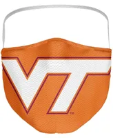 Multi Adult Virginia Tech Hokies All Over Logo Face Covering 3-Pack