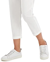 Style & Co Petite Pull-On Cuffed Twill Ankle Pants, Created for Macy's