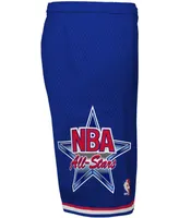 Big Boys and Girls Blue Nba All-Stars Hardwood Classics Swingman Shorts