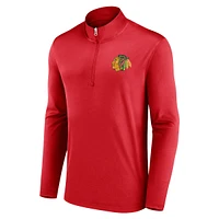 Fanatics Men's Chicago Blackhawks Underdog Mindset Quarter-Zip Jacket