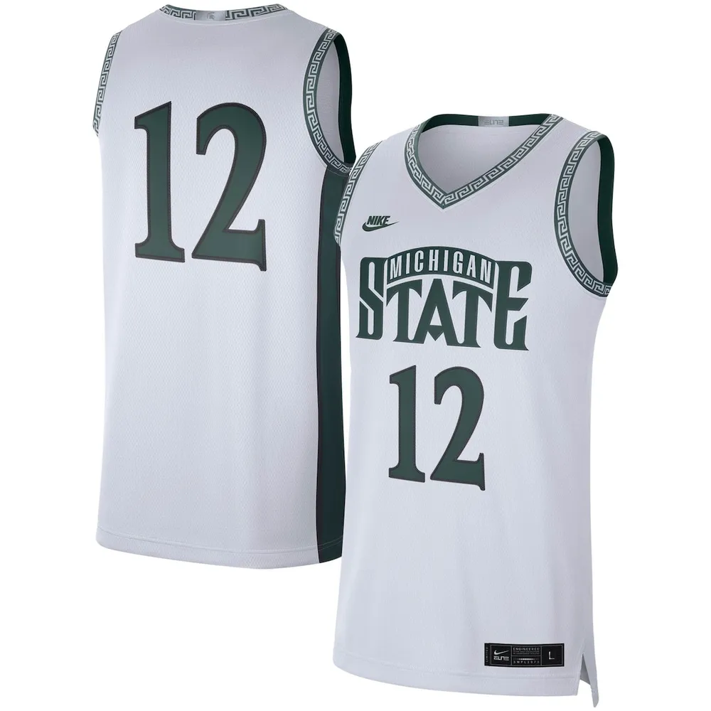 Men's Nike #21 Black Michigan State Spartans Limited Basketball Jersey