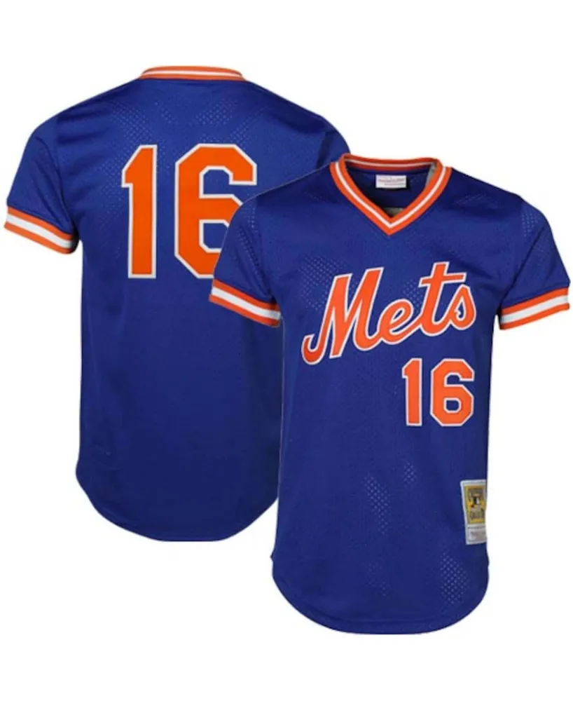 Men's Dwight Gooden Royal New York Mets Cooperstown Mesh Batting Practice Jersey