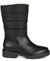 Journee Collection Women's Nadine Cold Weather Puffer Boots