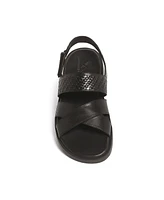 Anthony Veer Men's Mumbai Cross Strap Comfort Sandals