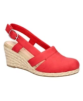 Easy Street Women's Stargaze Espadrille Slingback Wedges