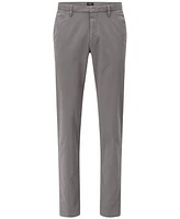 Boss by Hugo Boss Men's Tapered-Fit Stretch Cotton Pants