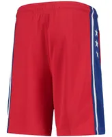 Big Boys and Girls Red Philadelphia 76ers 2019/20 Swingman Performance Shorts - Statement Edition