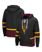 Men's Black Arizona State Sun Devils Lace Up 3.0 Pullover Hoodie