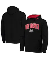 Colosseum Men's New Mexico Lobos Arch and Logo Pullover Hoodie