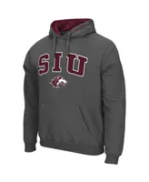 Colosseum Men's Southern Illinois Salukis Arch and Logo Pullover Hoodie