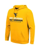 Men's Gold West Virginia Mountaineers Lantern Pullover Hoodie