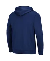 Men's Navy Xavier Musketeers Lantern Pullover Hoodie