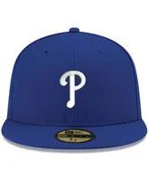 Men's Royal Philadelphia Phillies Logo White 59FIFTY Fitted Hat
